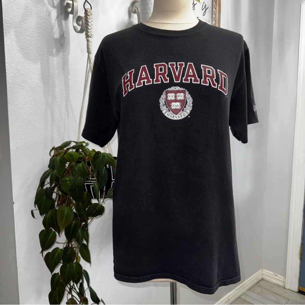 Champion Harvard‎ Black T-Shirt M